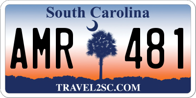 SC license plate AMR481
