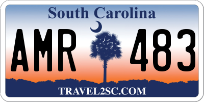 SC license plate AMR483