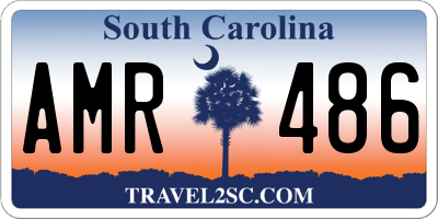 SC license plate AMR486