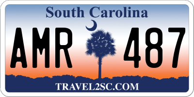 SC license plate AMR487