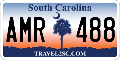 SC license plate AMR488