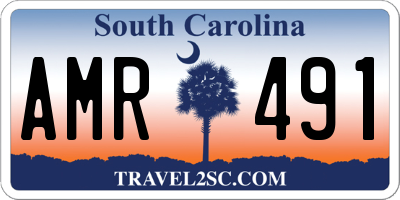 SC license plate AMR491