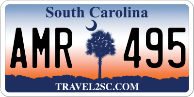 SC license plate AMR495