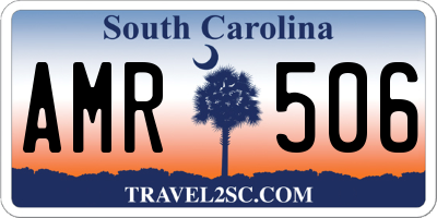 SC license plate AMR506