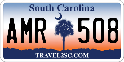 SC license plate AMR508