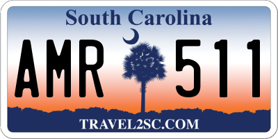 SC license plate AMR511