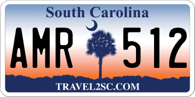 SC license plate AMR512