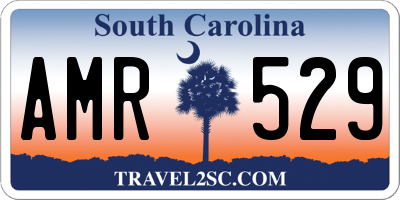SC license plate AMR529