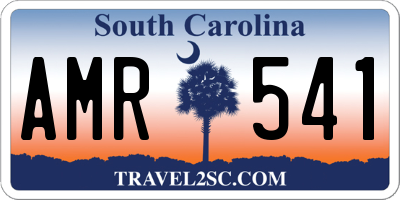 SC license plate AMR541