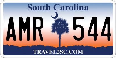 SC license plate AMR544
