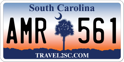 SC license plate AMR561
