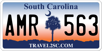 SC license plate AMR563