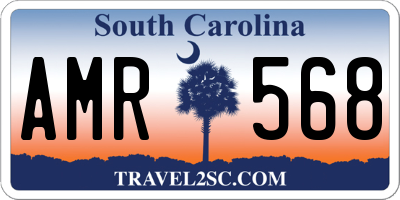 SC license plate AMR568