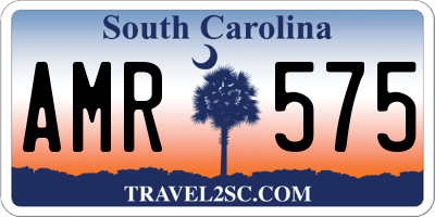 SC license plate AMR575