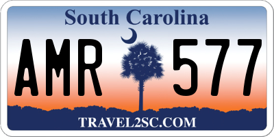 SC license plate AMR577