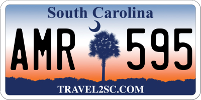 SC license plate AMR595