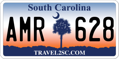 SC license plate AMR628