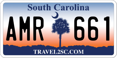 SC license plate AMR661