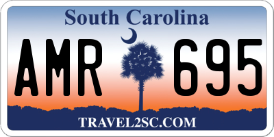 SC license plate AMR695