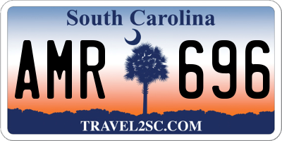 SC license plate AMR696