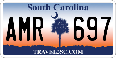 SC license plate AMR697