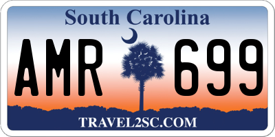 SC license plate AMR699