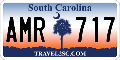 SC license plate AMR717