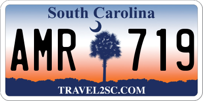 SC license plate AMR719