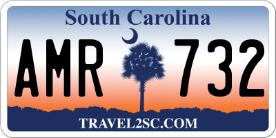 SC license plate AMR732