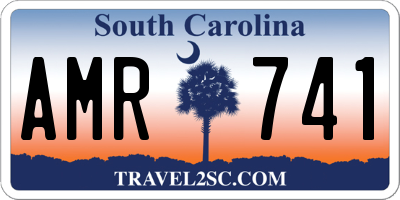 SC license plate AMR741