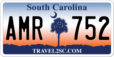 SC license plate AMR752