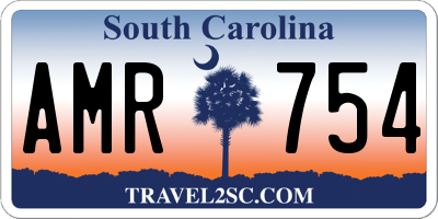 SC license plate AMR754
