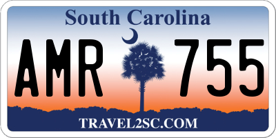 SC license plate AMR755