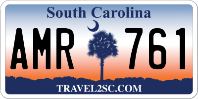 SC license plate AMR761
