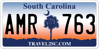 SC license plate AMR763