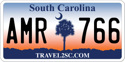 SC license plate AMR766