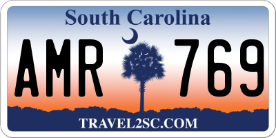 SC license plate AMR769