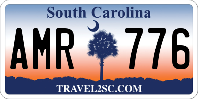 SC license plate AMR776