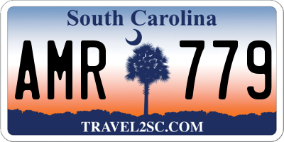 SC license plate AMR779