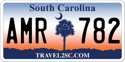 SC license plate AMR782