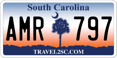 SC license plate AMR797