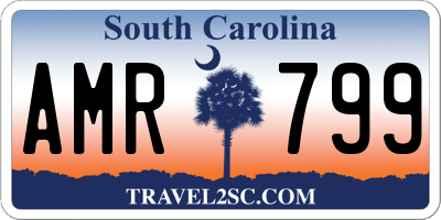 SC license plate AMR799