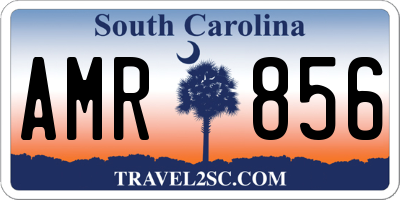 SC license plate AMR856