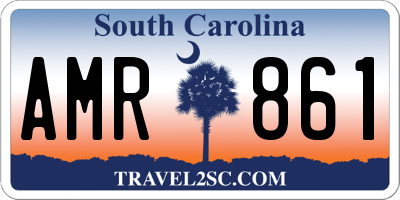 SC license plate AMR861