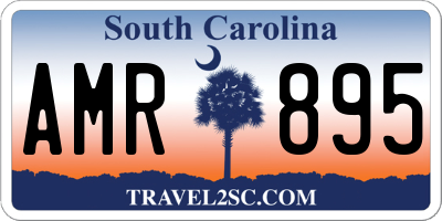 SC license plate AMR895