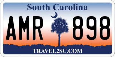SC license plate AMR898