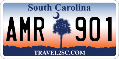 SC license plate AMR901