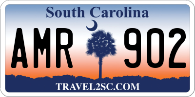 SC license plate AMR902