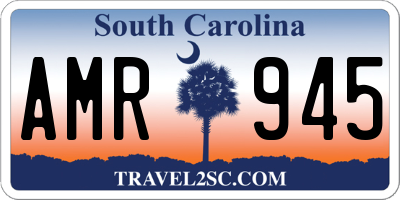 SC license plate AMR945