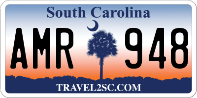 SC license plate AMR948